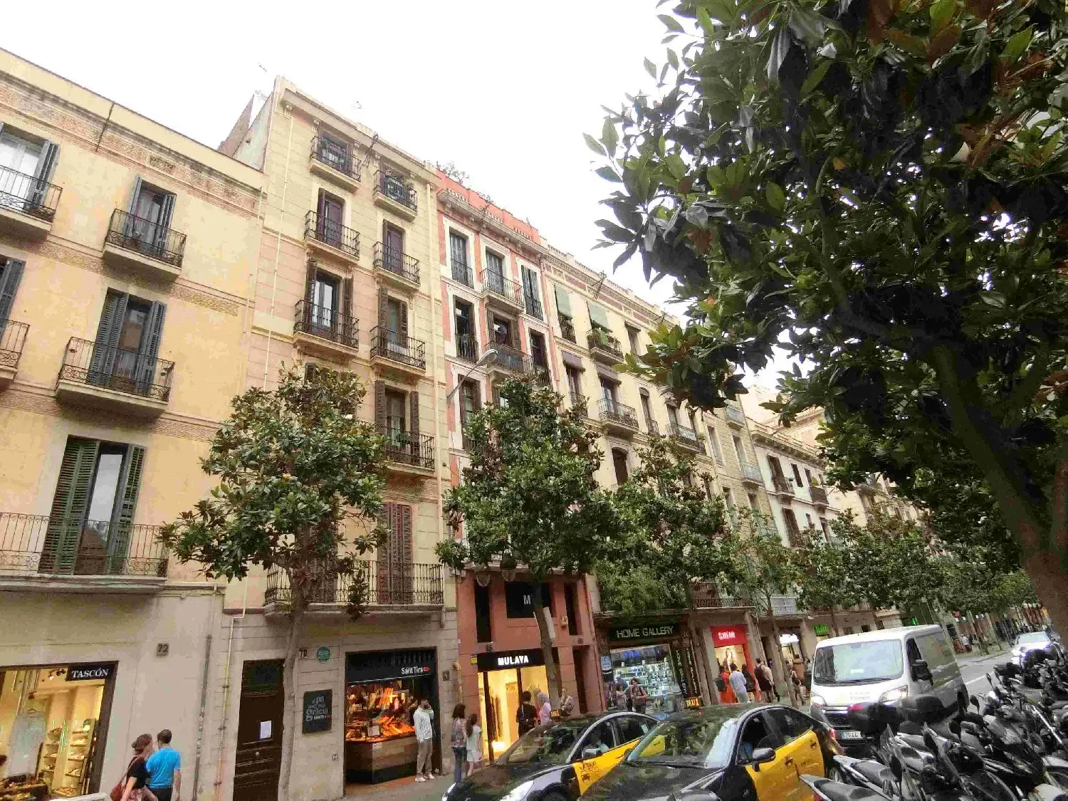 バルセロナの街並み